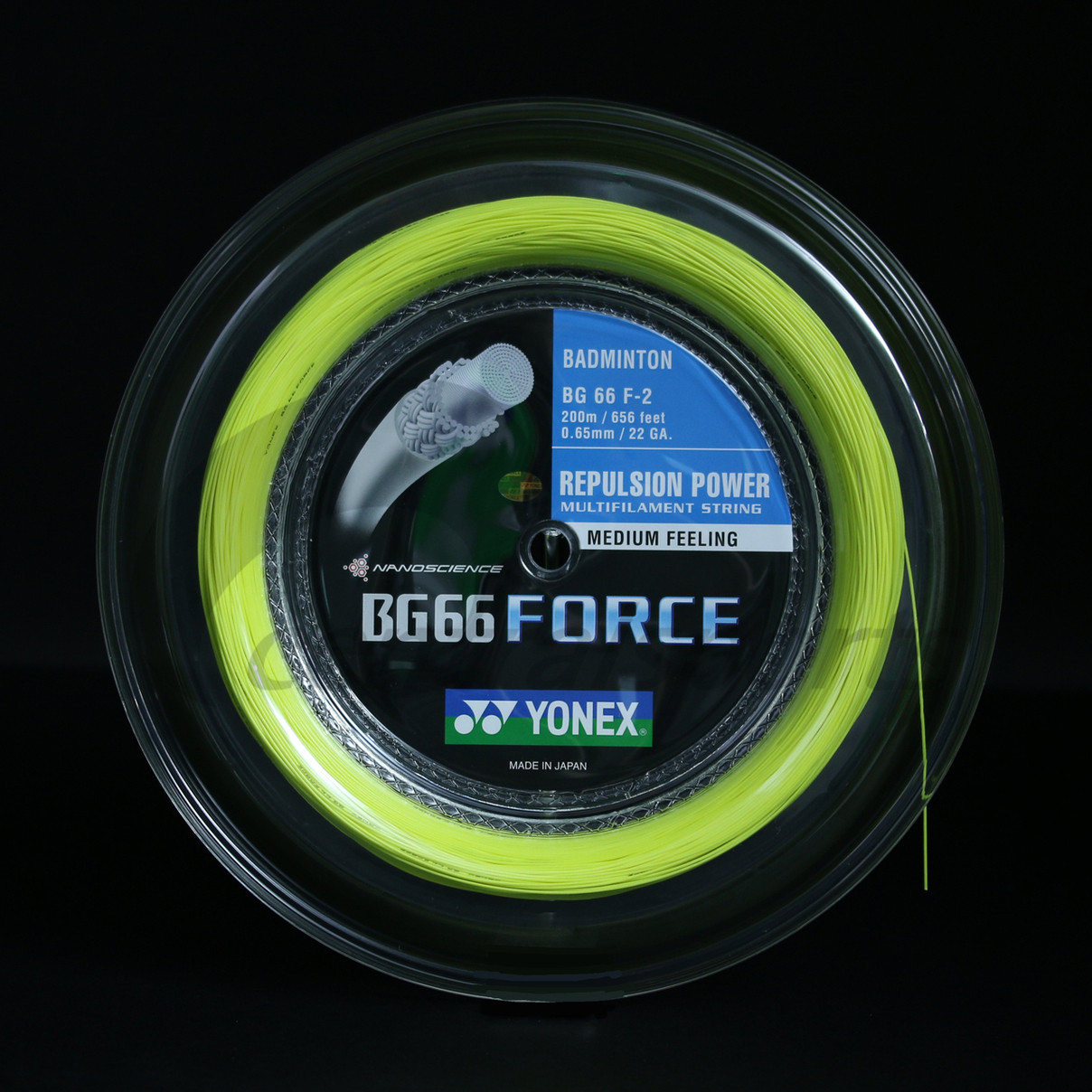 YONEX BG66 FORCE 200m - Badminton Supplies S.A.