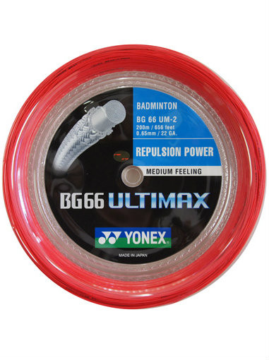 YONEX BG66 ULTIMAX 200m - Badminton Supplies S.A.