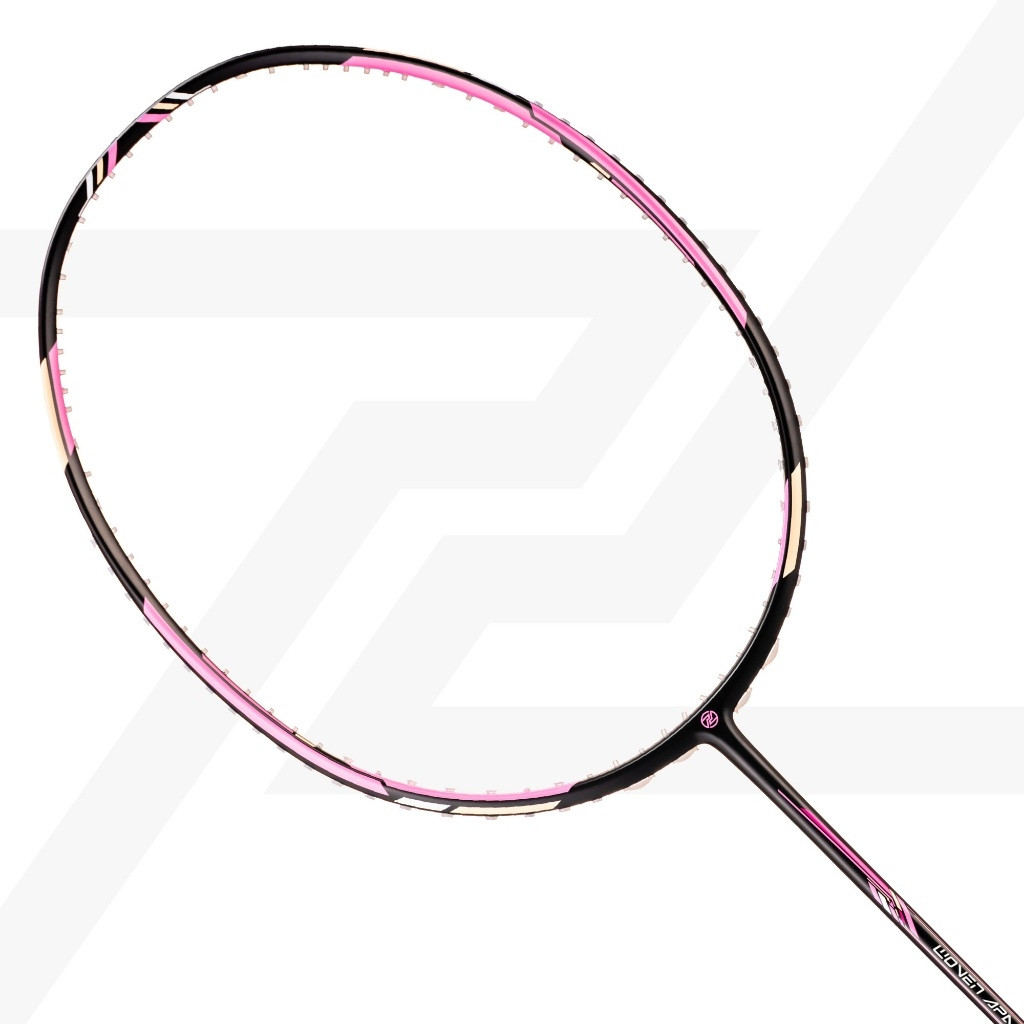 PROTECH WOVEN APACHE M5 4UG5 - STRUNG + FREE GRIP - Badminton