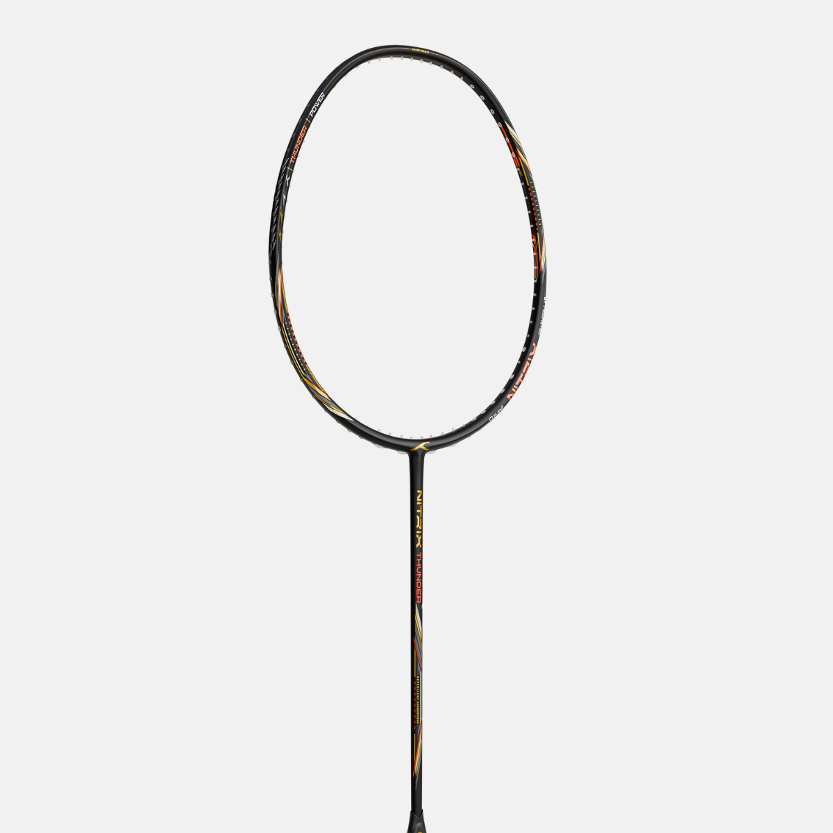 Nitrix Hundred Racket HUNDRED NITRIX THUNDER 4UG6 BLACK/GOLD + FREE GRIP - Badminton Supplies ...