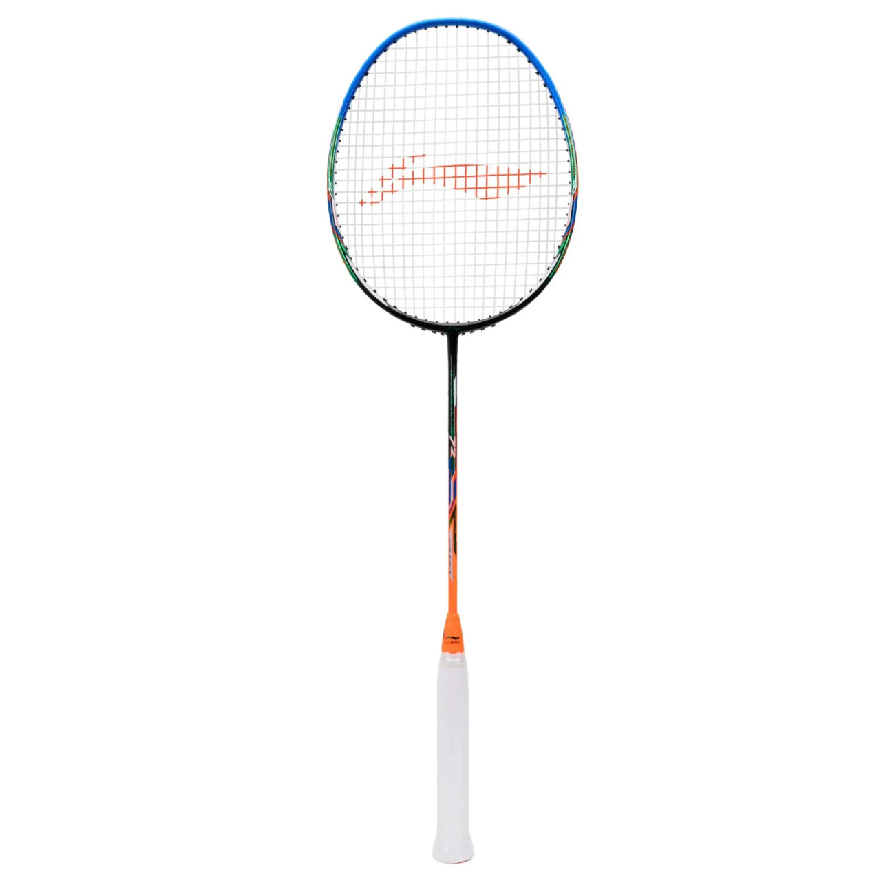 LI-NING WINDSTORM 72 BLACK/BLUE/ORANGE - FREE GRIP - Badminton