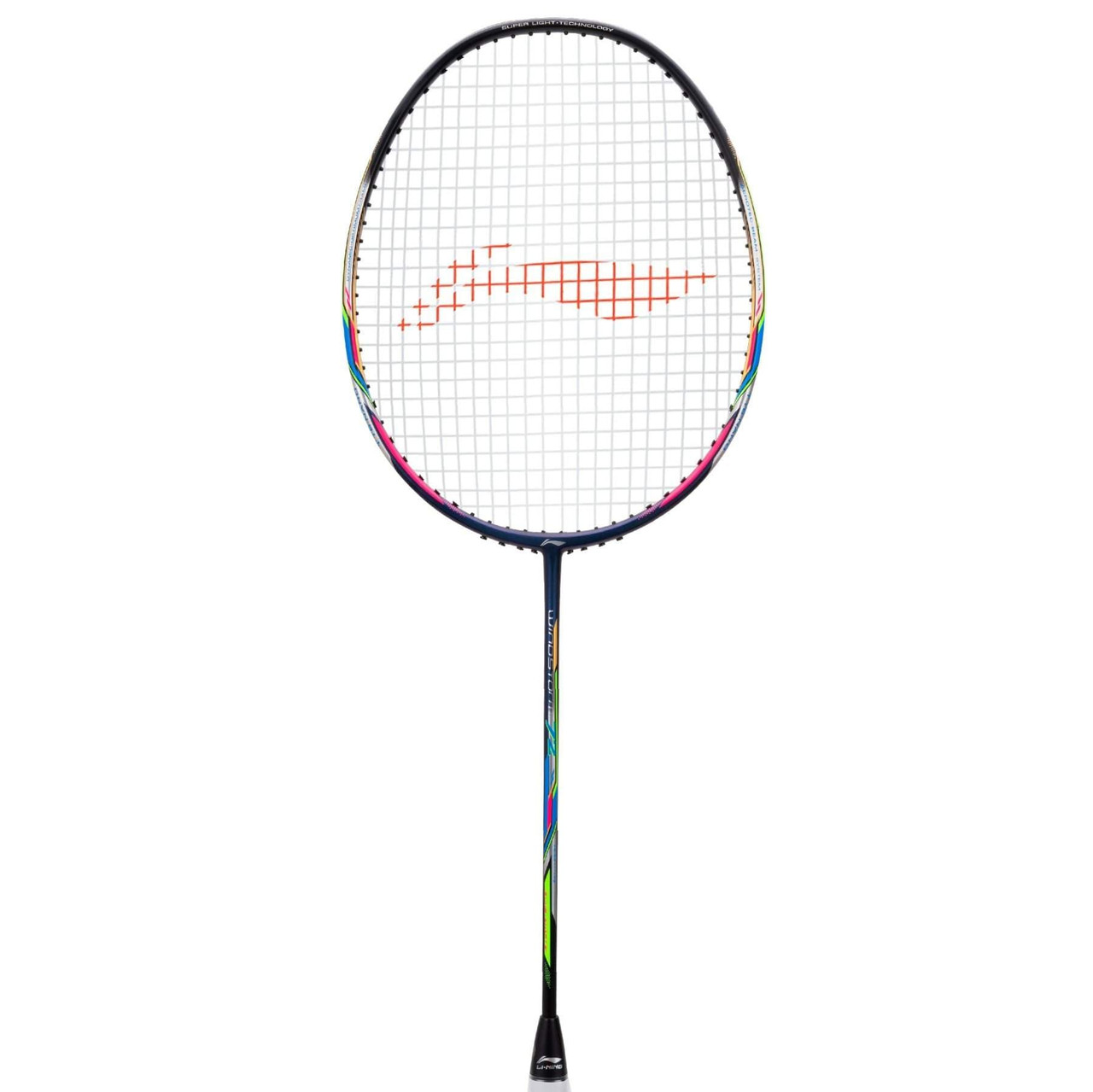 LI-NING WINDSTORM 72 NAVY/BLACK/PINK - FREE GRIP - Badminton