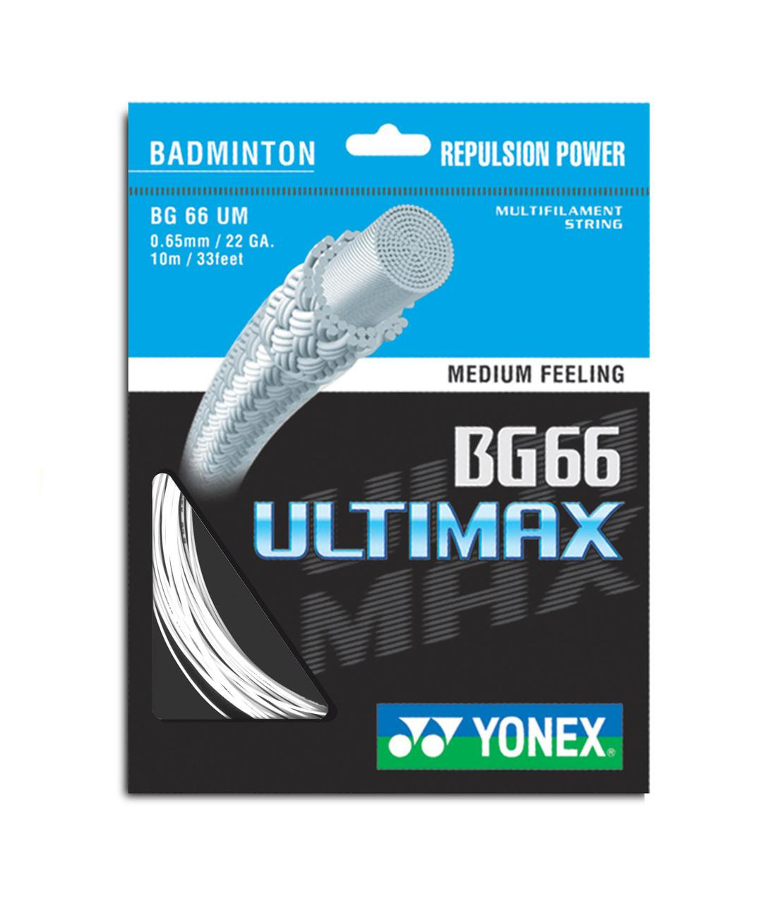 YONEX BG66 ULTIMAX 10m - Badminton Supplies S.A.