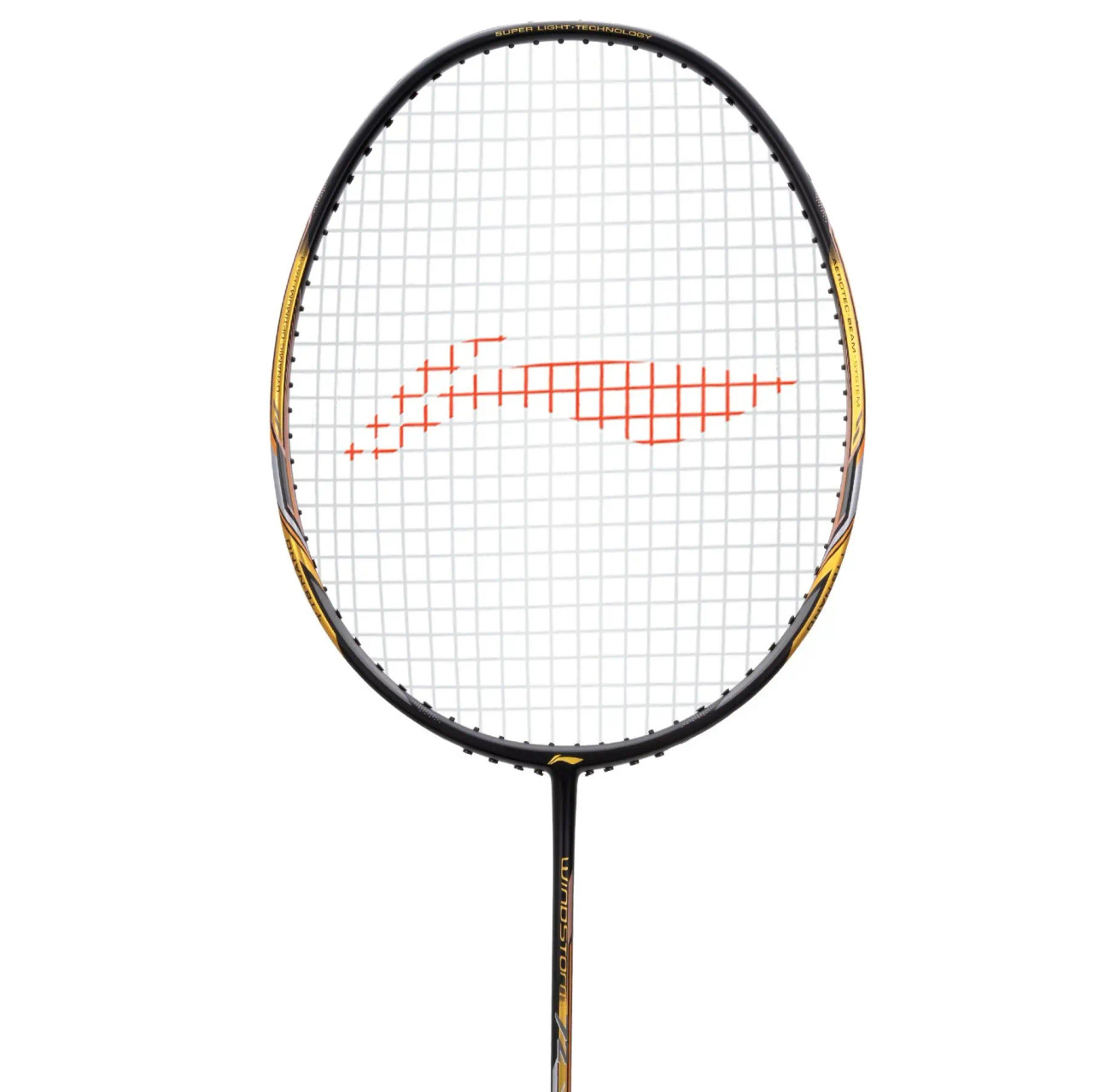 LI-NING WINDSTORM 72 BLACK/GOLD - FREE GRIP - Badminton Supplies S.A.
