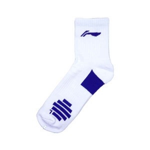 LI-NING AWLR234-2 SOCK - WHITE / BLUE