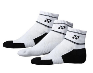 YONEX 3 PACK QUARTER SOCKS 8423 - M 25-28cm 
