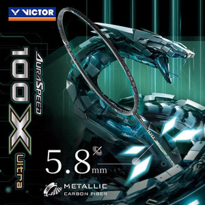 VICTOR AURASPEED 100X ULTRA 4UG5 - FREE GRIP - Badminton Supplies S.A.