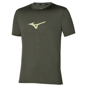 MIZUNO IMPULSE RB TEE MENS - FOREST NIGHT