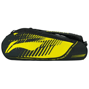 LI-NING 6 RACKET BAG - BLACK/YELLOW