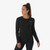 MIZUNO IMPULSE LONG SLEEVE TEE WOMENS - BLACK