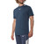 MIZUNO CORE SHORT SLEEVE TEE MENS - INSIGNIA BLUExCLOUDSCAPE