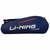  LI-NING 6 RACKET BAG - NEW WHITE/BLUE/RED