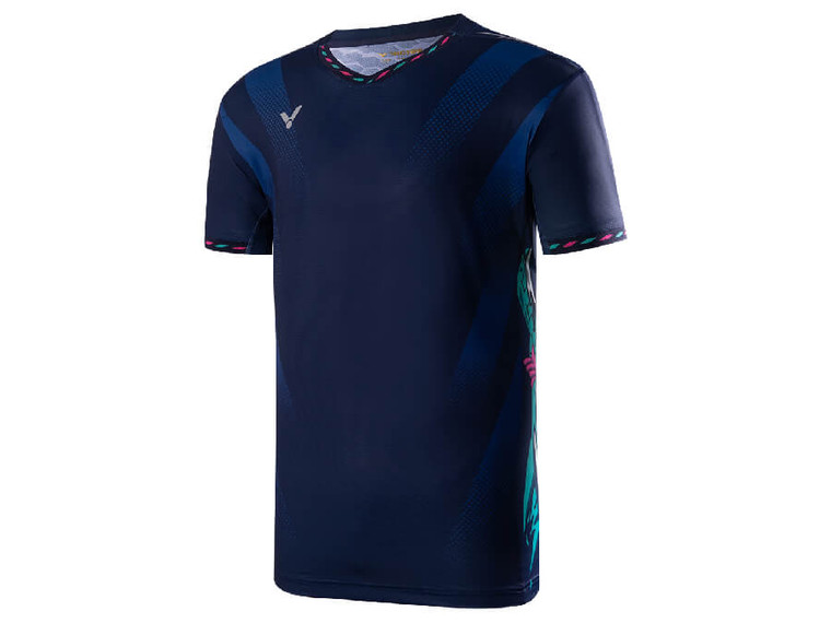 VICTOR T-SHIRT LEE ZII JIA T-40005 B - NAVY