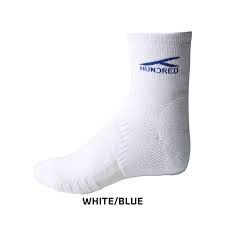 HUNDRED HBAS-2M119  SOCKS - WHITE/BLUE