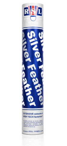 RSL SILVER FEATHER SHUTTLECOCKS - SPEED 78 - 10 DOZEN