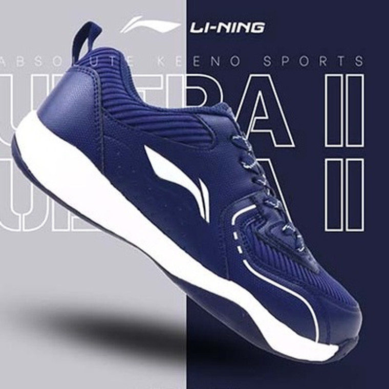 LI-NING ULTRA II BADMINTON SHOE - NAVY/WHITE
