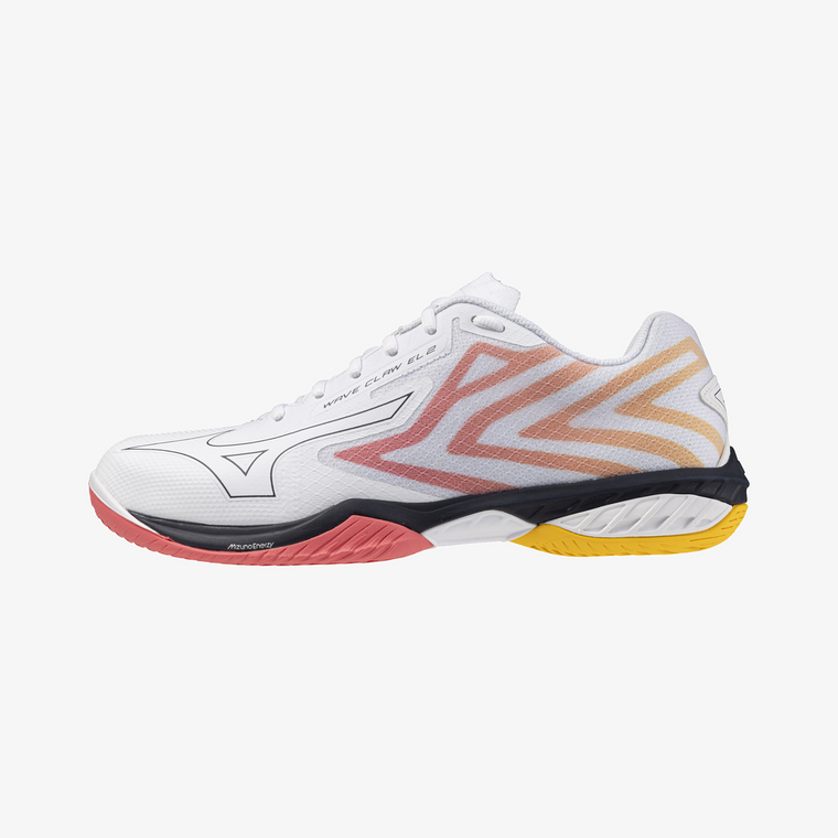 MIZUNO WAVE CLAW EL 2 - WHITE/BARITONE BLUE/CORAL