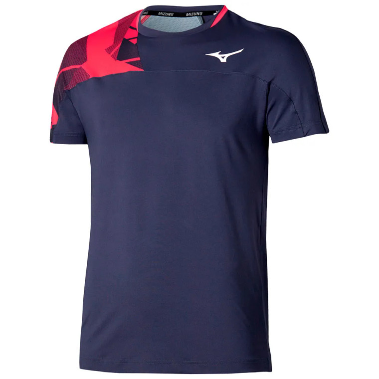  MIZUNO DAYBREAKERS SHADOW SHIRT - ODYSSEY GRAY
