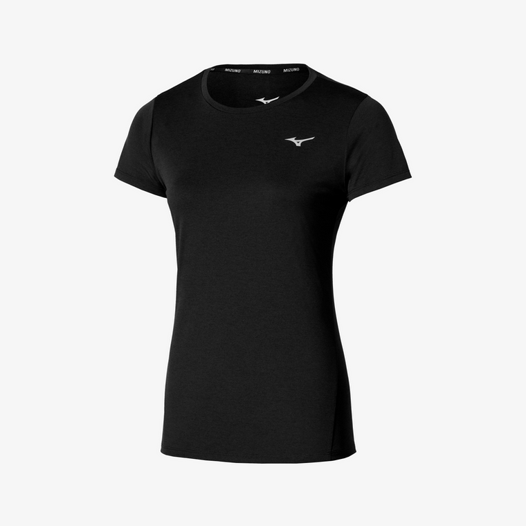 MIZUNO IMPULSE TEE WOMENS - BLACK