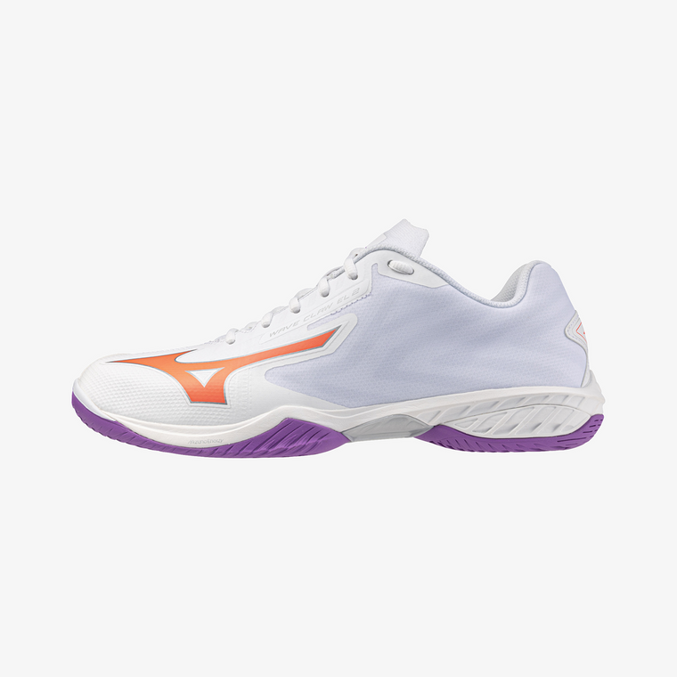 MIZUNO WAVE CLAW EL 2 WOMENS - WHITE/ORANGE/PURPLE
