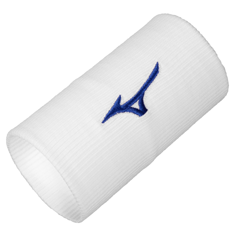 MIZUNO WRISTBAND LONG PAIR  - WHITE