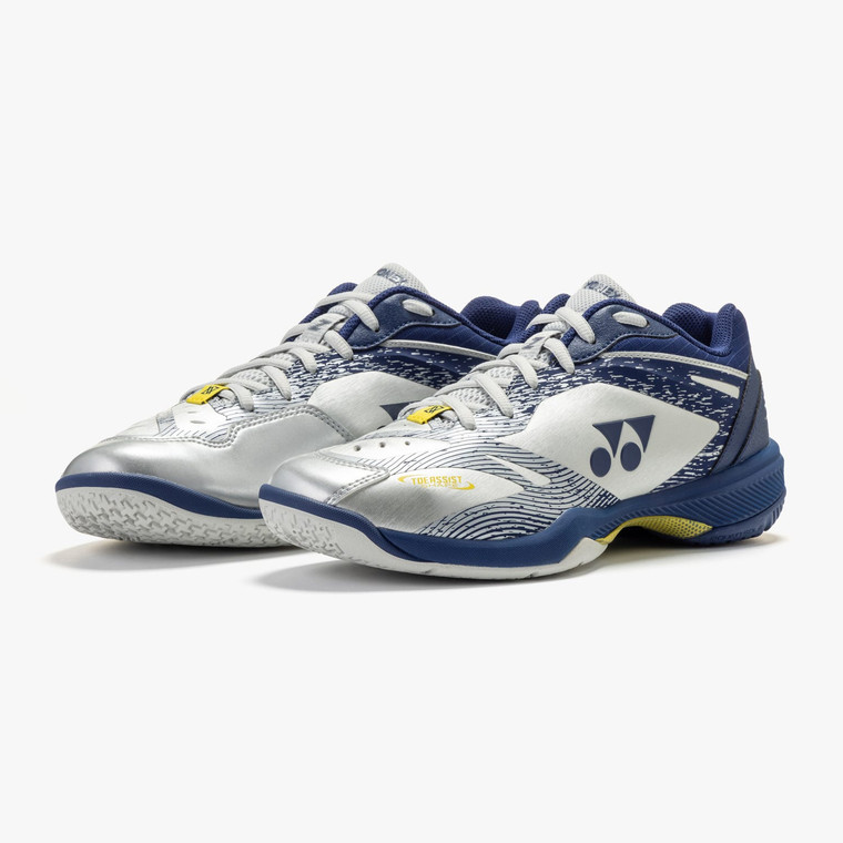 YONEX POWER CUSHION 65Z VA WOMENS  - SILVER/NAVY