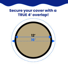 12' Elite Pro-Shield Round Above Ground Winter Pool Cover thumbnail 4