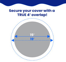 15' Round Premium Pro-Shield Above Ground Winter Pool Cover thumbnail 4