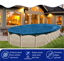 15'x30' Standard Pro-Shield Oval Above Ground Winter Pool Cover thumbnail 2