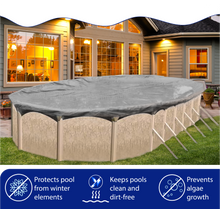 15'x30' Premium Pro-Shield Oval Above Ground Winter Pool Cover thumbnail 2