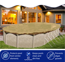 18'x33' Elite Pro-Shield Pro-Shield Oval Above Ground Winter Pool Cover thumbnail 2