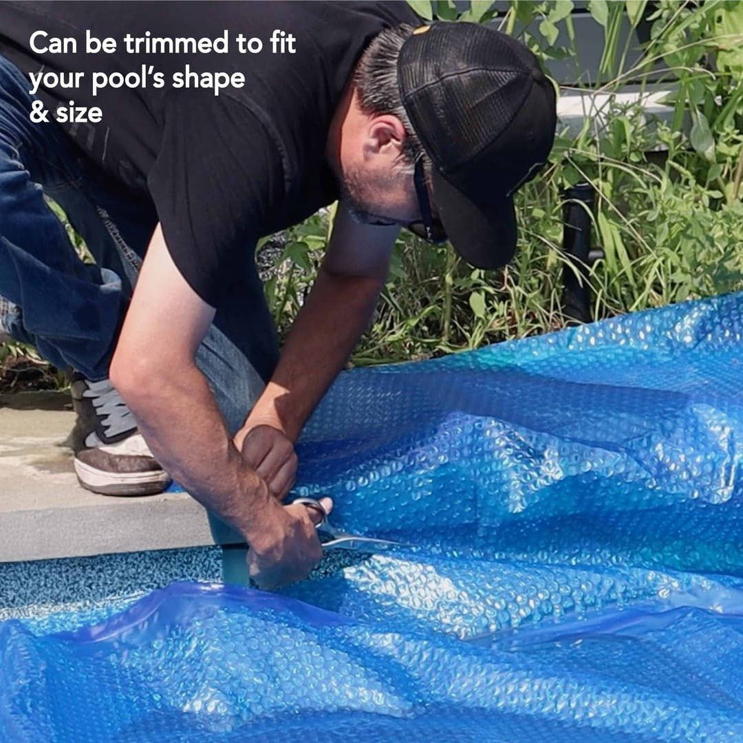 12' x 24' Oval Premium Blue Solar Pool Blanket