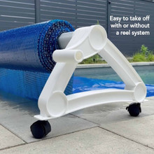 12' x 24' Oval Premium Blue Solar Pool Blanket thumbnail 5