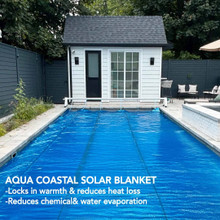 15' x 24' Oval Deluxe Blue Above Ground Pool Solar Blanket thumbnail 2