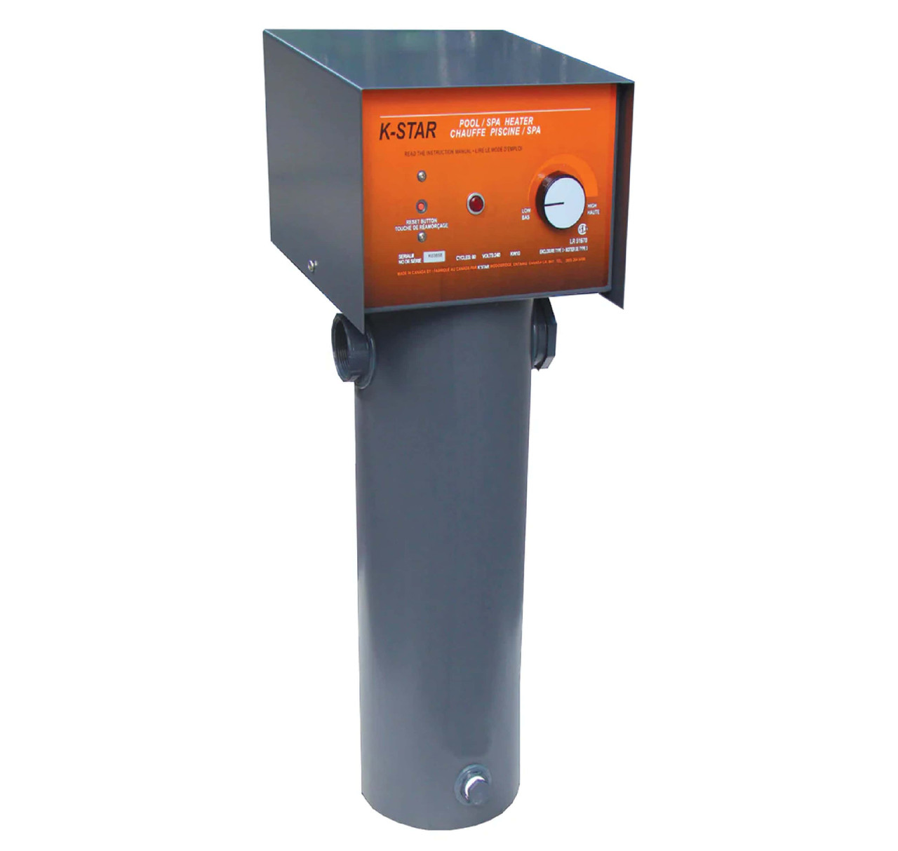 K-Star 10KW (60,000 L) Titanium  Electric Pool/Spa Heater
