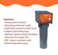 K-Star 15KW (90,000 L) Titanium  Electric Pool/Spa Heater thumbnail 3