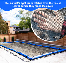 Aqua Coastal 27' Round Leaf Net Above Ground Pool Cover thumbnail 3