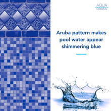 18' Round Aruba, Unibead Above Ground Pool Liner, 52" Wall thumbnail 10