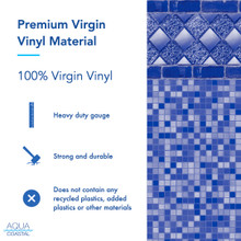 12' Round Aruba, Beaded Above Ground Pool Liner, 54" Wall thumbnail 6