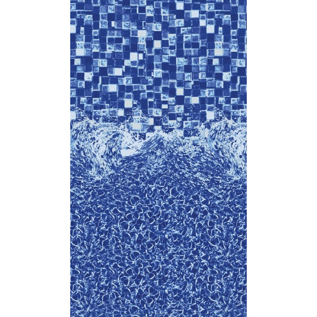 15' Round Bali, Unibead Above Ground Pool Liner, 52" Wall