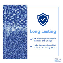 24' Round Bali, Overlap Above Ground Pool Liner, 48 - 54" Wall thumbnail 6