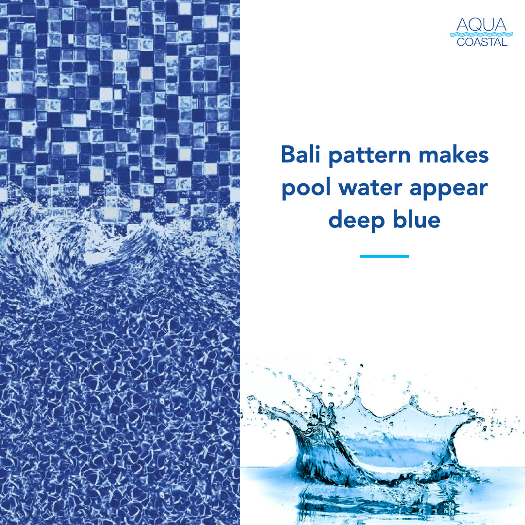 24' Round Bali, Overlap Above Ground Pool Liner, 48 - 54" Wall