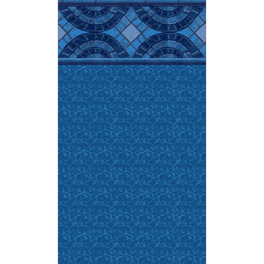 12' x 24' Oval Cayman, Unibead A/G Pool Liner, 54" Wall