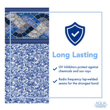 15' Round Panama, Unibead Above Ground Pool Liner, 52" Wall thumbnail 7