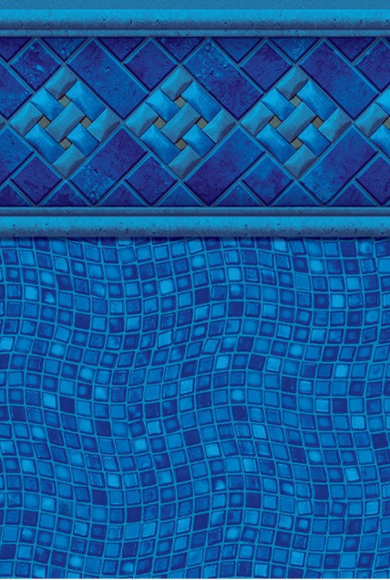 15' Round Kali, J-Bead Above Ground Pool Liner, 54" Wall Height