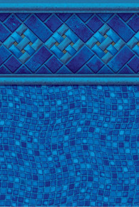 15' x 30' Oval Kali, J-Bead Above Ground Pool Liner, 54" Wall Height thumbnail 1