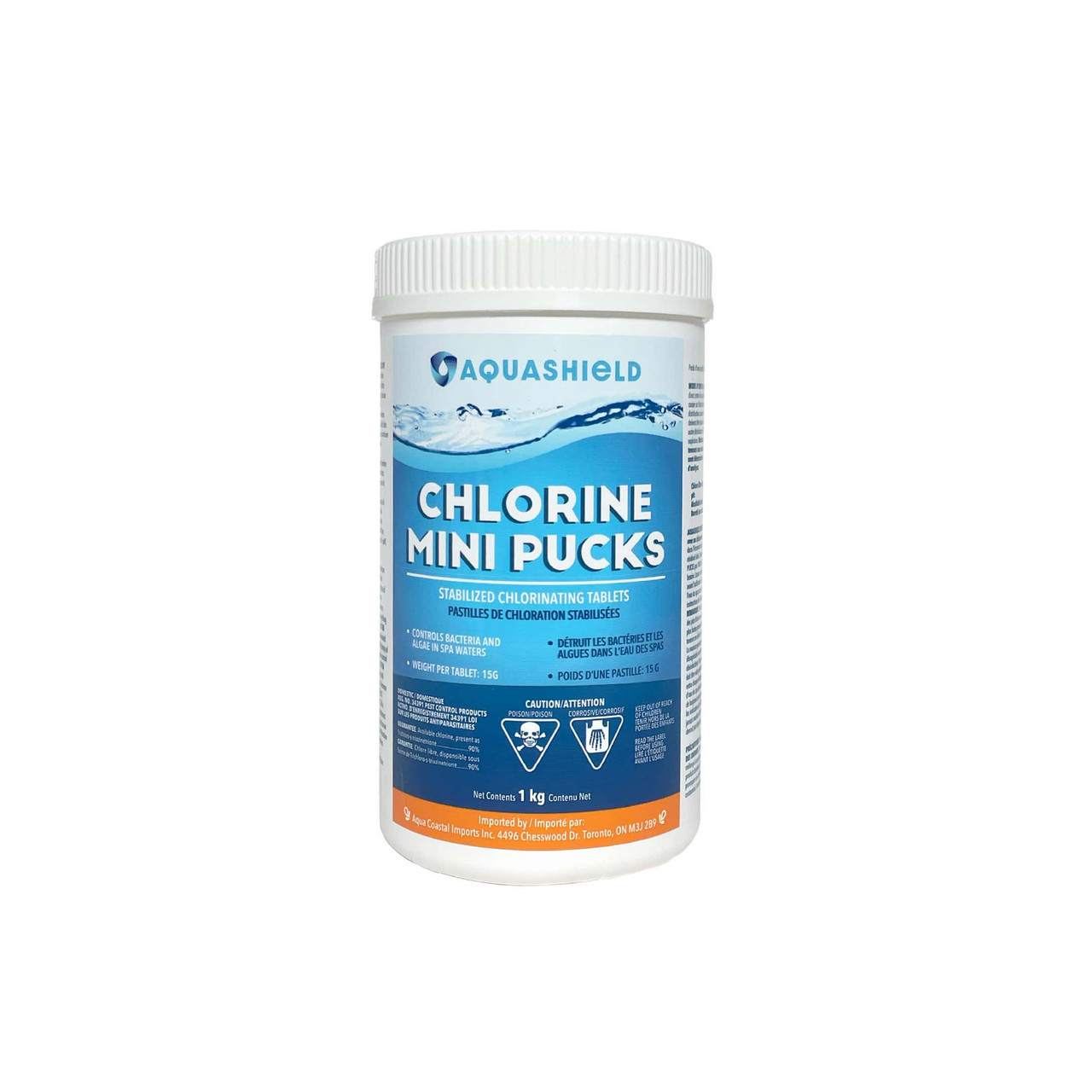 Chlorine Stabilizing 1 Inch Mini Pucks for Above Ground Pools