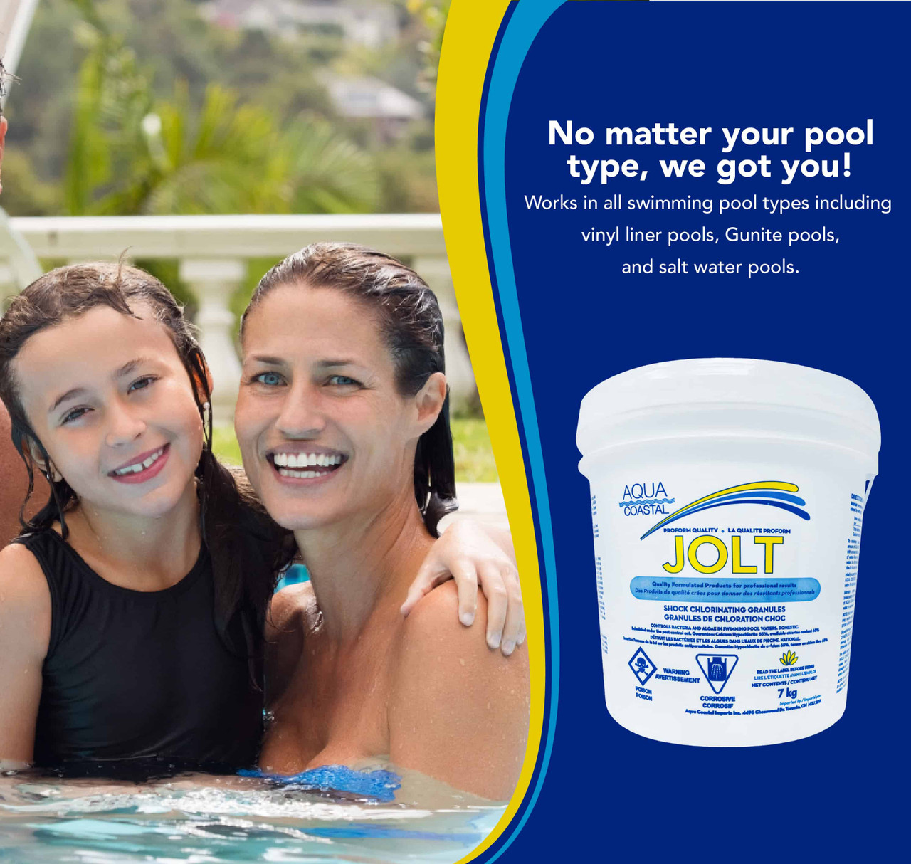 Chlorine Pool Shock and Super Chlorinator 7kg