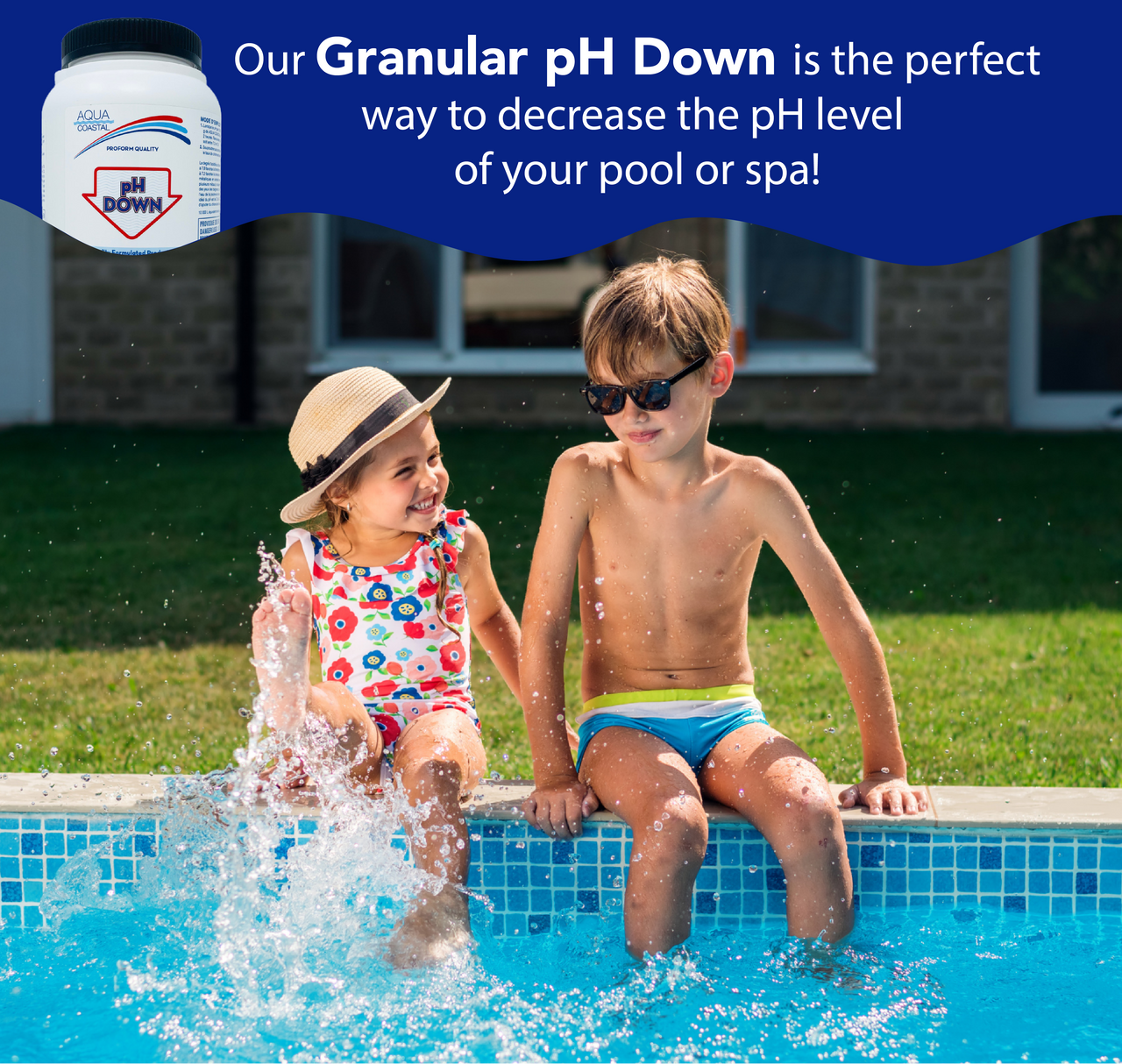 pH Down Pool Water Balancer for Pools and Above Ground Pools