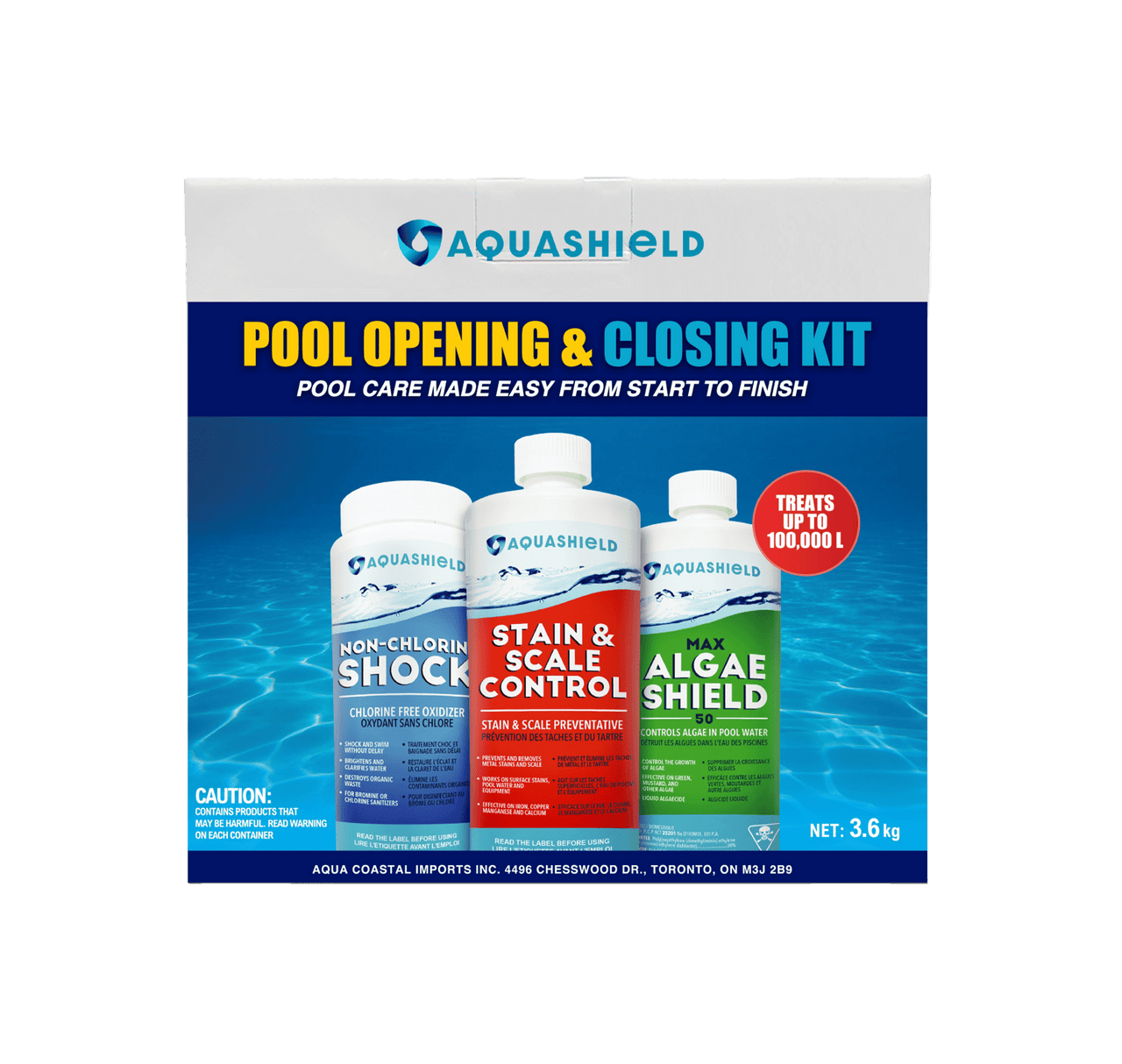 Season Opening & Closing Kit for Above Ground Pools